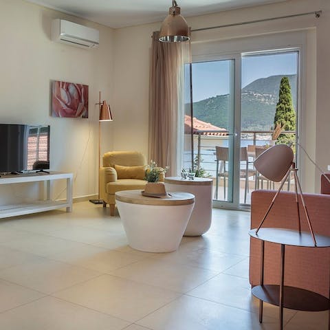 Enjoy sea views from the balcony – it's the perfect spot for sunset