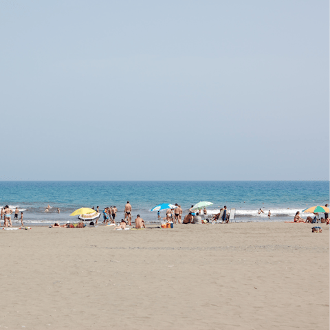 Relax on Playa del Inglés Beach, 950 metres away