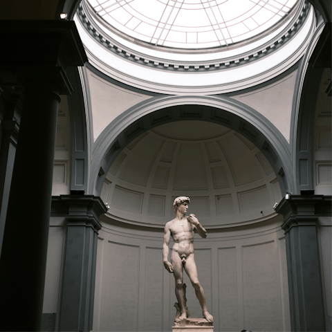 See David at Galleria dell’Accademia di Firenze, ten minutes away