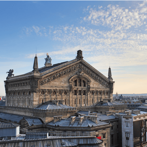 Take in a show at Palais Garnier – it's three short Metro stops away
