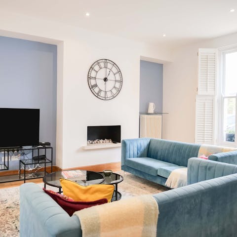 Gather for cosy movie night's in the living room