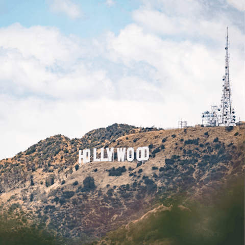 Take a fifteen minute cab north to the glamour of Hollywood