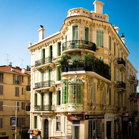 Jump in the car and drive to Cannes, exploring the French Riviera