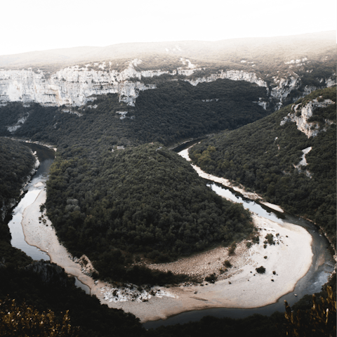 Take advantage of your home's close proximity to the beautiful beach – cool off with a dip or go canoeing in the Ardèche river, only 300 metres away