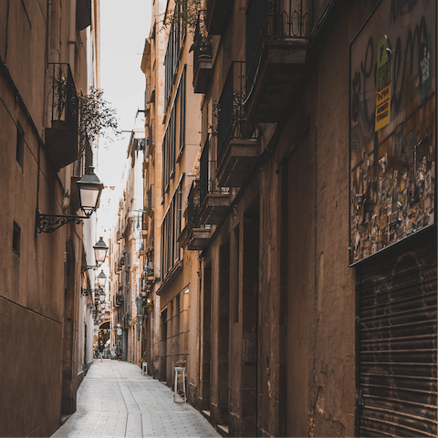 Wander through the historic streets of El Born and see why it's gained a hip reputation