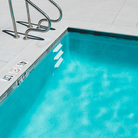 Swim and splash to your heart's content in the shared outdoor swimming pool