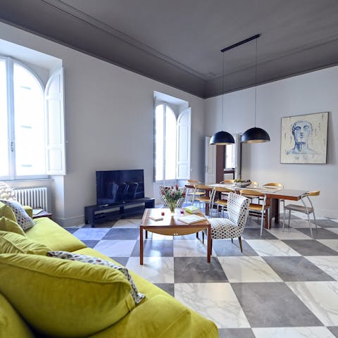 Dine out in one of Rome's restaurants or cook for yourselves