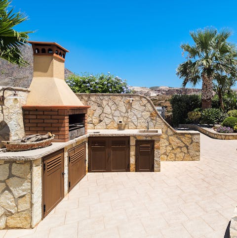 Fire up the BBQ for some sizzling meats come the evening meals