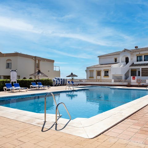 Beat the Spanish heat with a dip in the communal pool