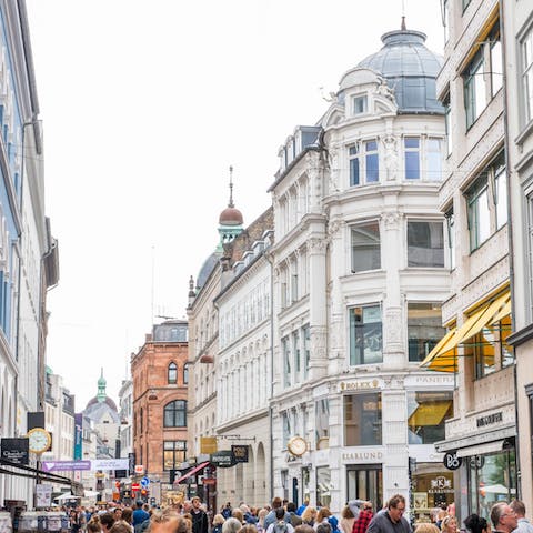 Stay in the heart of Copenhagen, twenty minutes from Strøget