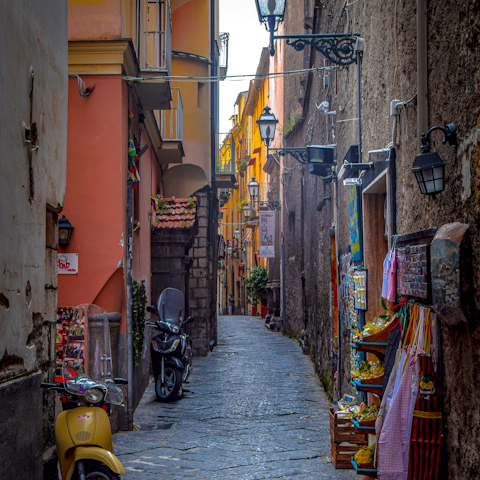 Explore Sorrento, a twenty-four minute drive away