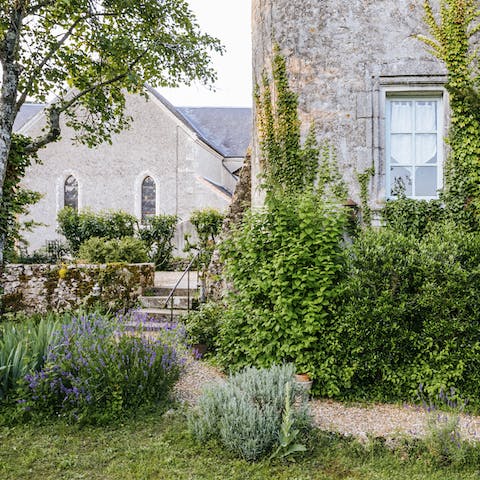 Take a moment of quiet in the beautiful garden