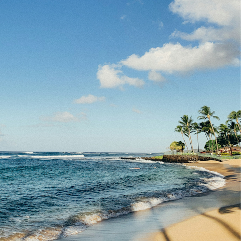 Pack a beach bag and explore Kauai’s scenic south shore