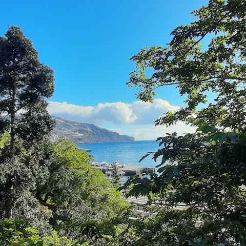 Take a stroll up into the surrounding hills for the beautiful views