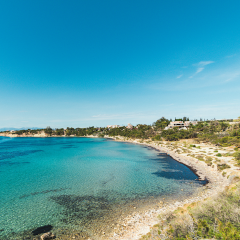 Spend the day at one of the Athenian Riviera beaches