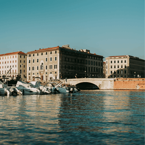 Stay in Venezia Nuova, one of Livorno’s most charming districts