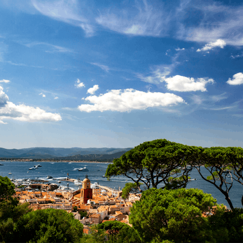 Head into the heart of Saint-Tropez for magical seafront strolls