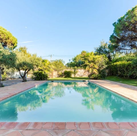Embrace total relaxation with leisurely swims in the pool