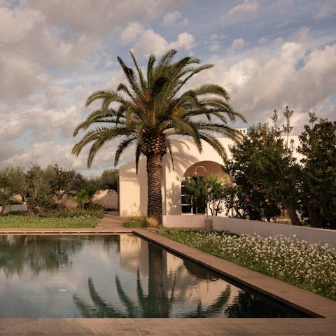 Enjoy a refreshing swim in the private pool