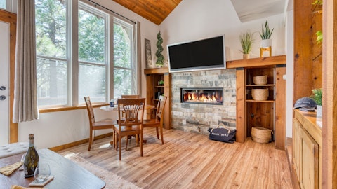 Spend cosy evenings relaxing by the fire