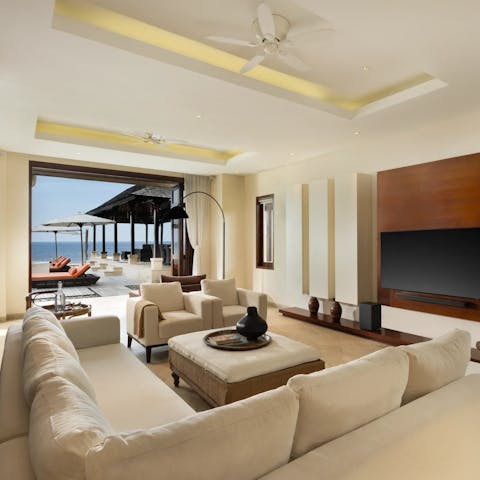 Enjoy space to stretch out after a busy day of exploring