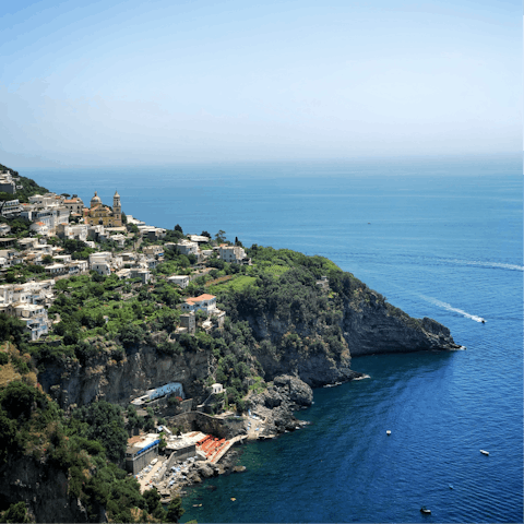 Explore the village of Conca dei Marini – it's on your doorstep