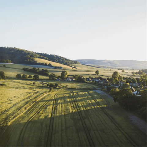 Set off for a stroll through the South Downs National Park