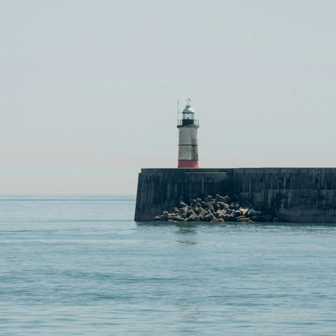 Base yourself in Newhaven, a five-minute drive from Newhaven Fort