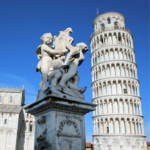 Visit nearby Pisa to see the famous leaning tower