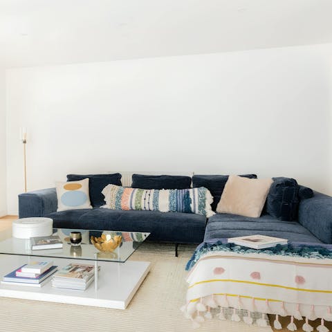 Enjoy relaxing at home after a day of exploring