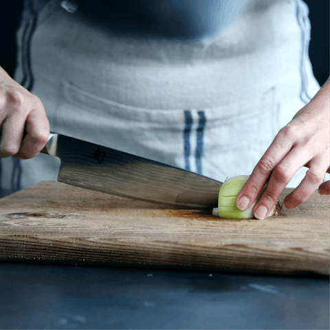 Let your host arrange for the private chef to come over and handle dinner