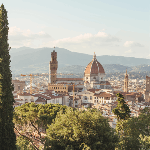 Spend a day exploring Florence – it's only thirty minutes away