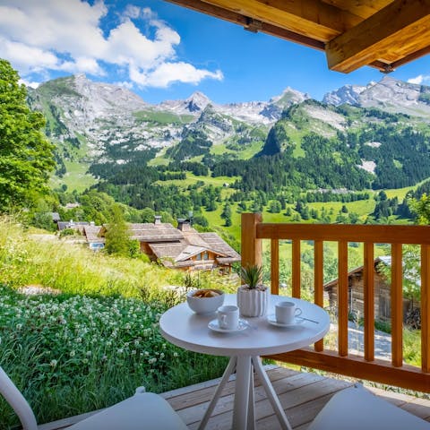 Fall in love with the incredible views from the terrace