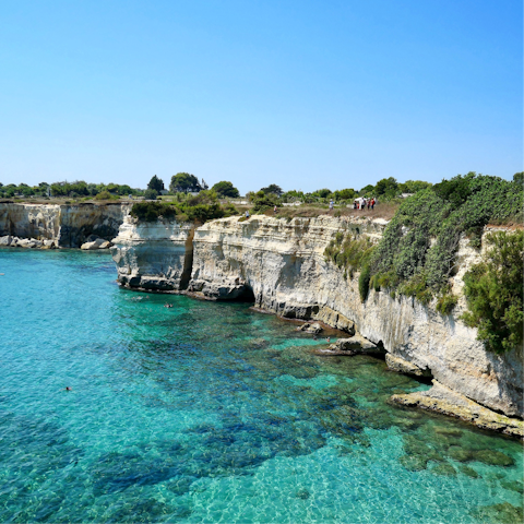 Head to the coast, less than a half-an-hour drive