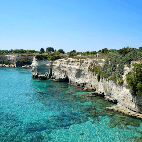 Head to the coast, less than a half-an-hour drive