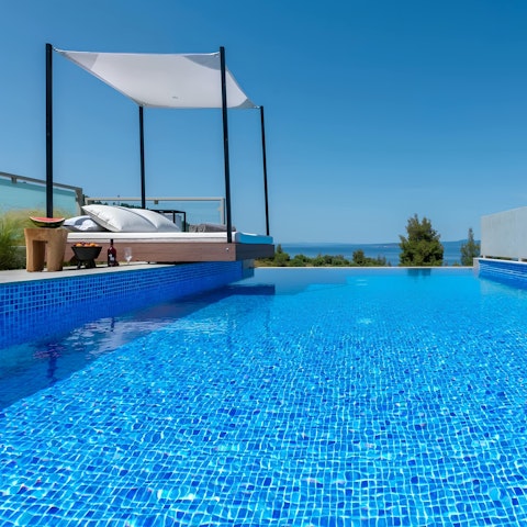 Soak up the sun from your private pool
