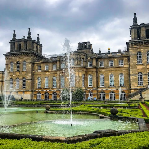 Explore the grounds of Blenheim Palace – a short drive away
