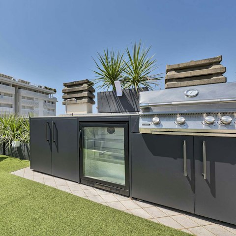 Cook up a storm in the outdoor kitchen