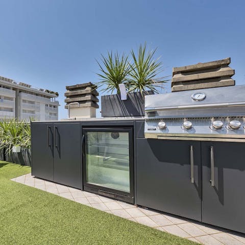 Cook up a storm in the outdoor kitchen