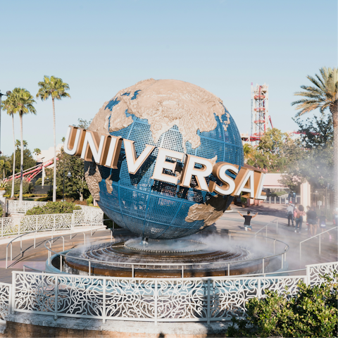 Take a short drive to Universal Studios