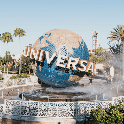 Take a short drive to Universal Studios