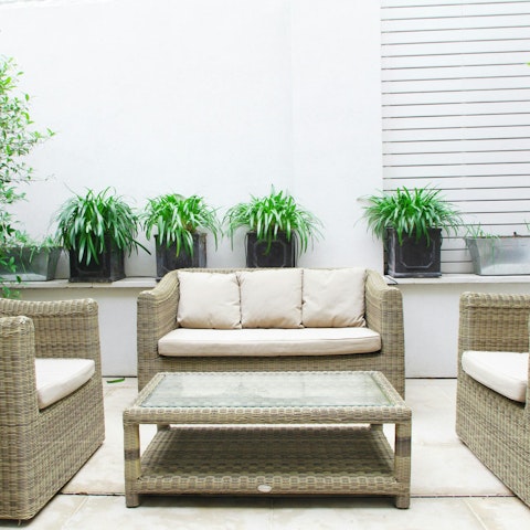 Relax and disconnect with drinks on the terrace