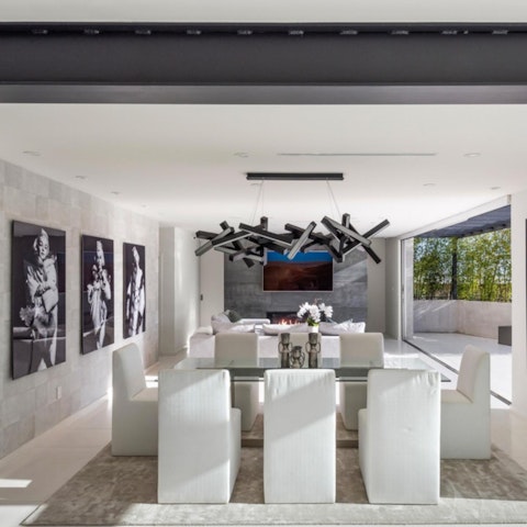 Spend memorable meals together in the elegant and minimal dining room