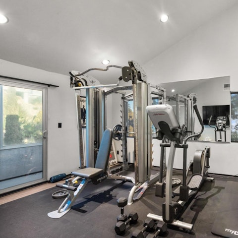 Keep on top of your fitness routine in your home gym