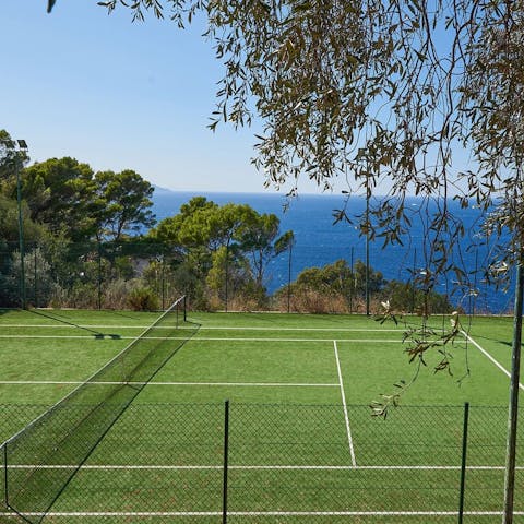 Get competitive with energising games of tennis