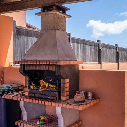 Fire up the grill for an evening barbecue