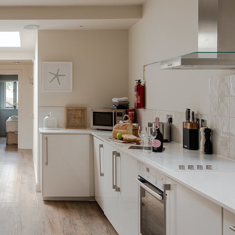 Pick up some veg from the farm shops and let your culinary skills run wild in the kitchen