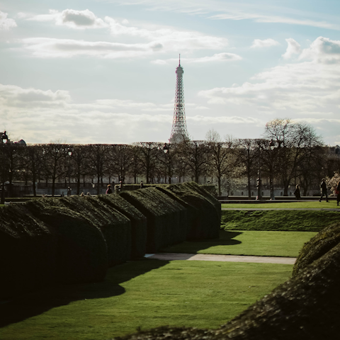 Take in the views at Jardin des Tuileries – they are in walking distance