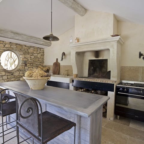 Flex your culinary muscles in the outdoor kitchen
