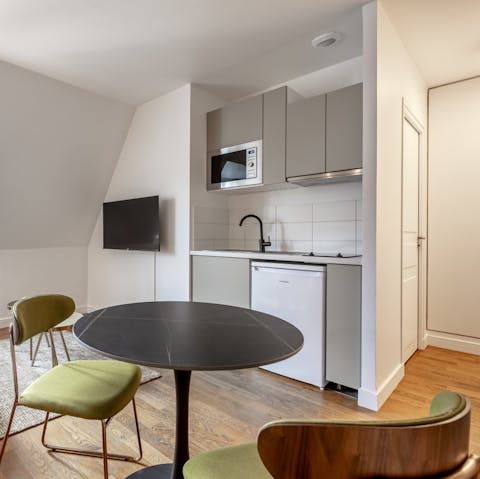 Buy croissants from a nearby boulangerie for breakfast